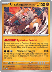 Ursaking Lune Vermeille 025/99 Pokémon Fable Nébuleuse (EV6.5)