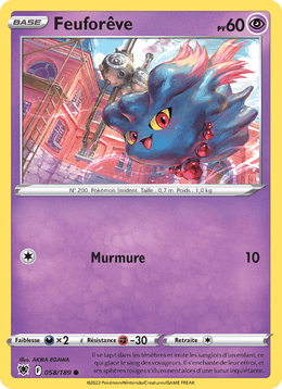 Feuforêve 058/216 Pokémon Astres Radieux (ASR)