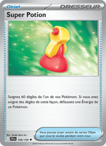 Super Potion 158/190 Pokémon Aventures Ensemble (EV09)