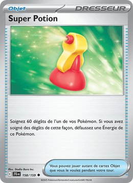 Super Potion 158/190 Pokémon Aventures Ensemble (EV09)