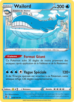 Wailord 038/215 Pokémon Tempête Argentée (SIT)