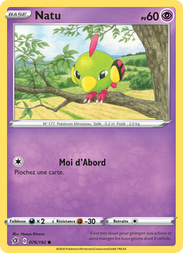 Natu 76/209 Pokémon Clash des Rebelles