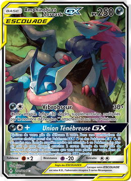 Amphinobi et Zoroark GX 201/234 — Pokémon Alliance Infaillible (UNB)
