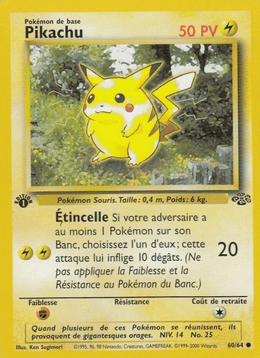 Pikachu 60/64 Pokémon Jungle (JU)