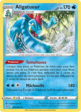 Aligatueur 57/284 — Pokémon Poing de Fusion (FST)