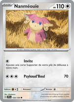 Nanméouïe 124/190 Pokémon Aventures Ensemble (EV09)