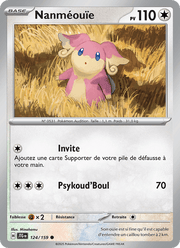 Nanméouïe 124/190 Pokémon Aventures Ensemble (EV09)