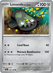 Limonde de Galar 106/190 Pokémon Aventures Ensemble (EV09)