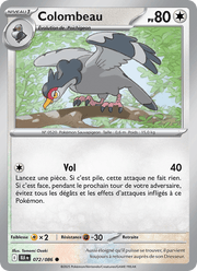 Colombeau 072/172 Pokémon Foudre Noire (BLK)