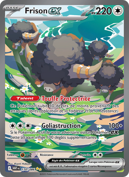 Frison-ex 170/86 — Pokémon Flamme Blanche (WHT)