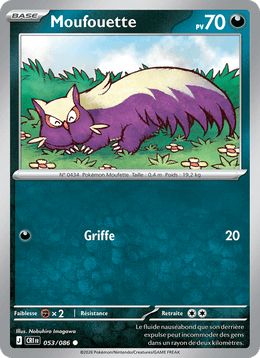 Moufouette 053/122 Pokémon Chaos Ascendant (ME04)