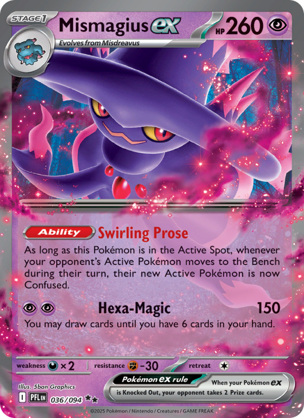 Magirêve-ex 036/130 — Pokémon Flammes Fantasmagoriques (ME02)