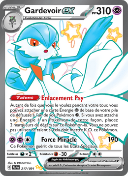 Gardevoir-ex 217/245 Pokémon Destinées de Paldea (EV4.5)