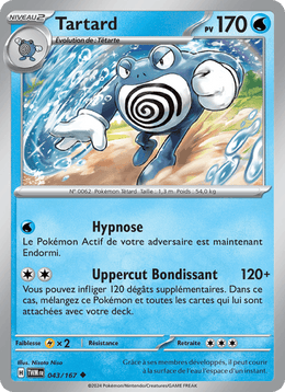 Tartard 043/226 Pokémon Mascarade Crépusculaire (EV06)