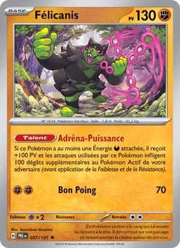 Félicanis 057/180 Pokémon Évolutions Prismatiques (EV8.5)