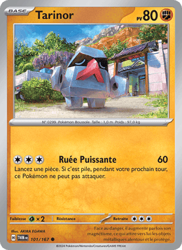 Tarinor 101/226 Pokémon Mascarade Crépusculaire (EV06)