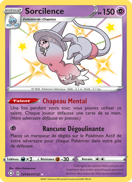 Sorcilence SV056/195 — Pokémon Destinées Radieuses (SHF)