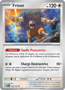 Frison 174/230 Pokémon Flammes Obsidiennes (EV03)