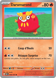 Darumarond 034/230 Pokémon Flammes Obsidiennes (EV03)