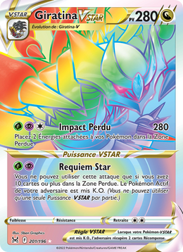 Giratina VSTAR 201/247 — Pokémon Origine Perdue (LOR)