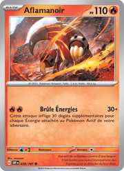 Aflamanoir 039/230 Pokémon Flammes Obsidiennes (EV03)