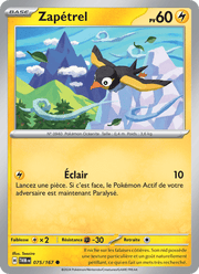 Zapétrel 075/226 Pokémon Mascarade Crépusculaire (EV06)