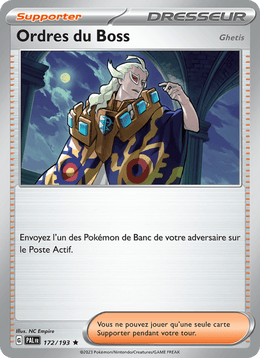Ordres du Boss 172/279 Pokémon Évolutions à Paldea (EV02)