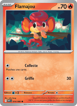 Flamajou 014/173 Pokémon Flamme Blanche (WHT)