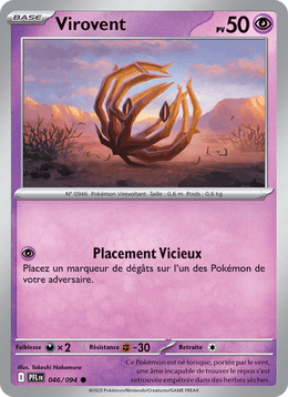 Virovent 046/130 Pokémon Flammes Fantasmagoriques (ME02)