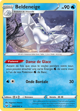 Beldeneige 64/216 Pokémon Épée et Bouclier