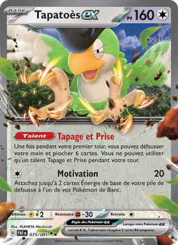 Tapatoès-ex - Squawkabilly ex - Destinées de Paldea 075