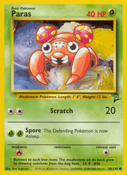Paras 85/130 Pokémon Base Set 2 (B2)