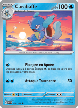 Carabaffe 008/207 Pokémon 151 (MEW)