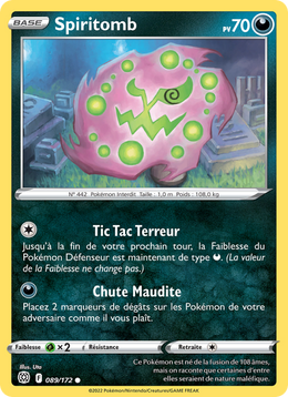 Spiritomb 089/216 Pokémon Stars Étincelantes