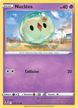 Nucléos 076/215 Pokémon Tempête Argentée (SIT)