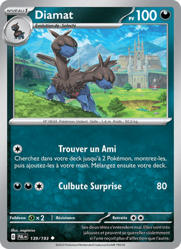 Diamat 139/279 Pokémon Évolutions à Paldea (EV02)
