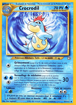 Crocrodil 31/111 Pokémon Neo Genesis (N1)