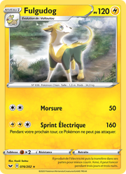 Fulgudog 76/216 Pokémon Épée et Bouclier