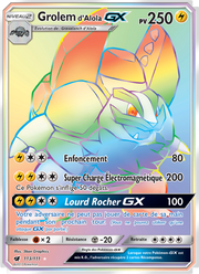 Grolem d’Alola GX 113/125 — Pokémon Invasion Carmin (CIN)