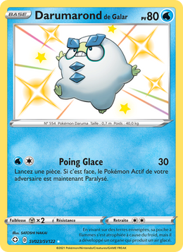 Darumarond de Galar SV023/195 — Pokémon Destinées Radieuses (SHF)