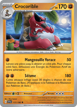 Crocorible 117/258 Pokémon Écarlate et Violet (EV01)