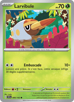 Larvibule 009/175 Pokémon Couronne Stellaire (EV07)
