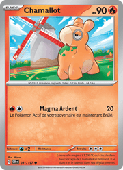 Chamallot 031/230 Pokémon Flammes Obsidiennes (EV03)
