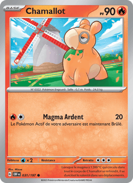 Chamallot 031/230 Pokémon Flammes Obsidiennes (EV03)