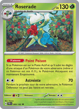 Roserade 009/218 Pokémon Forces Temporelles (EV05)
