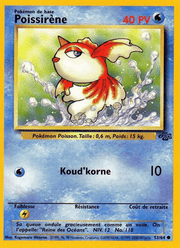 Poissirène 53/64 Pokémon Jungle (JU)