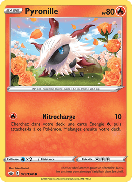 Pyronille 23/233 Pokémon Règne de Glace (CRE)