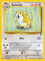 Raticate 58/130 Pokémon Base Set 2 (B2)