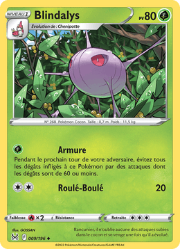Blindalys 009/217 Pokémon Origine Perdue (LOR)
