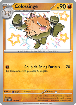 Colossinge - Primeape - Destinées de Paldea 170